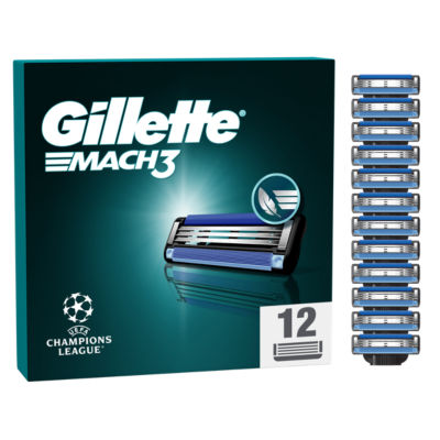 Gillette Mach3 Razor Blade Refills for Men, 12 Count - Image 8