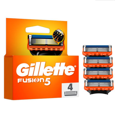 Gillette Fusion5 Razor Refills For Men, 4 Razor Blade Refills