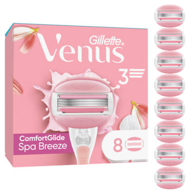 Gillette Venus Spa Breeze Razor Blades 8 Pack