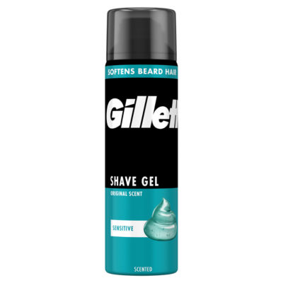 Gillette Classic Sensitive Shave Gel, 200Ml