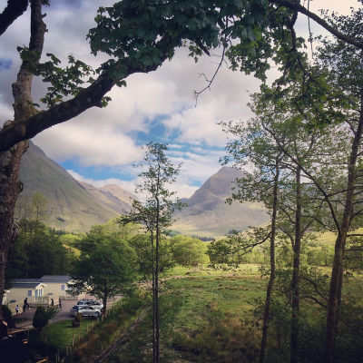 Scottish scenery at Glencoe