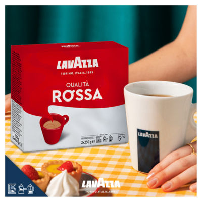 Lavazza Qualita Rossa Ground Coffee 2 X 250G