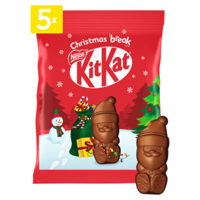 KitKat Santa Milk Chocolate Sharing Bag 55G