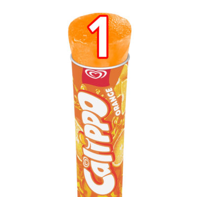 Dm-102009 Heartbrand Calippo Ice Lolly Orange 105 Ml