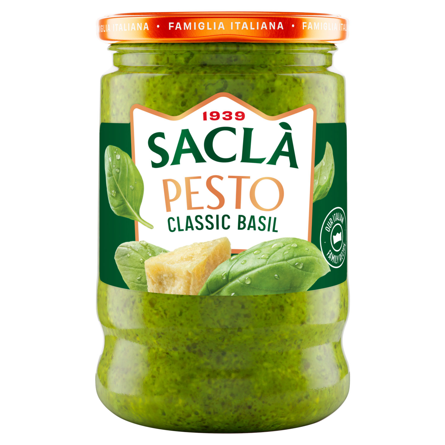 Sacla Classic Basil Pesto Sauce 190g