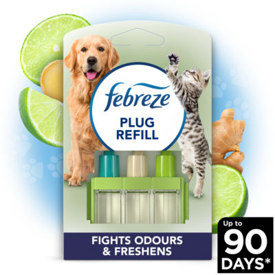 Febreze 3Volution Air Freshener Plug In, Refill, Fights Pet Odour, 3 Per Pack - Image 13