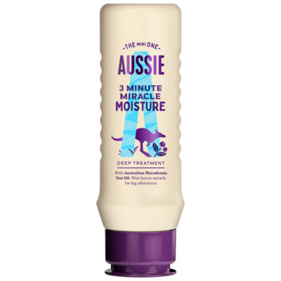 Aussie 3 Minute Miracle Moisture - Vegan Deep Treatment, 75Ml