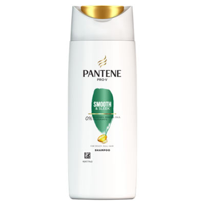 Pantene Pro-V Smooth & Sleek Silicone Free Frizz Ease Shampoo Pro-V Formula With Argan Oil