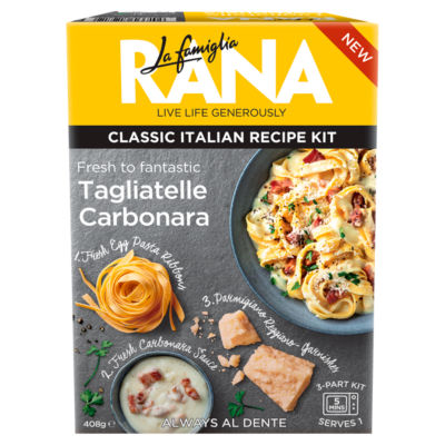 La Famiglia Rana Recipe Kit Tagliatelle Carbonara