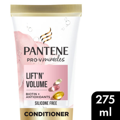 Pantene Pro-V Lift'n'volume Thickening Hair Conditioner With Biotin 275Ml. Silicone Free