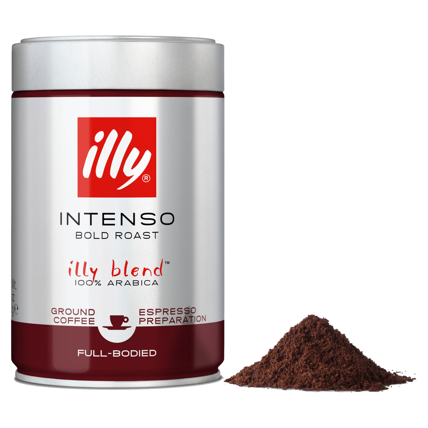 Illy Espresso Intenso Roast Ground Coffee 250g