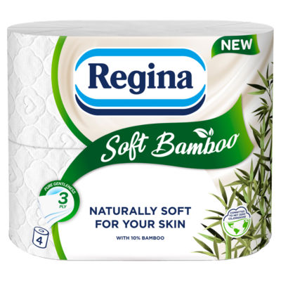 Regina Soft Bamboo 9R Toilet Tissue