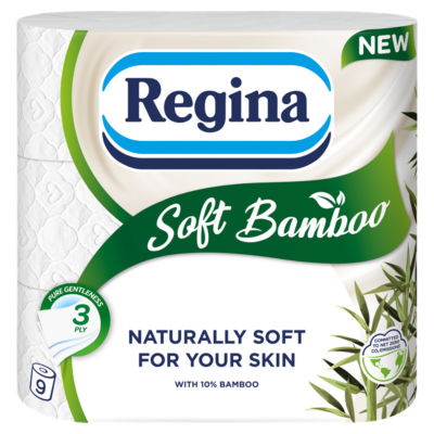 Regina Soft Bamboo 9R Toilet Tissue