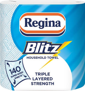 Regina Blitz Kitchen Roll 100 Supersized Sheets 1 Roll