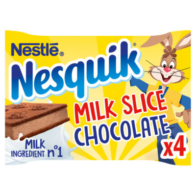 Nesquik Nestle Nesquik Milk Slice - Chocolate 4x26g