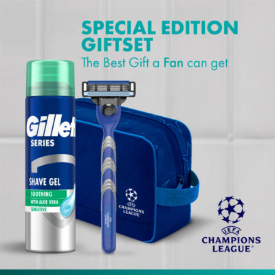 Gillette Mach3 Razor For Men, 1 Gillette Razor handle, 4 Razor Blade  Refills, Travel Bag - ASDA Groceries