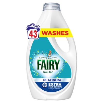 Fairy Non Bio Washing Liquid Platinum, 46 Washes, 1.426l
