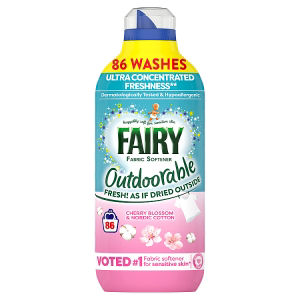 Fairy Outdoorable Fabric softener Cherry Blossom & Nordic Cotton 86 washes 1.204l