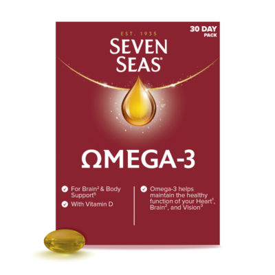 Seven Seas Omega-3 Fish Oil with Vitamin D 30s