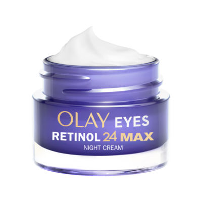 Olay Retinol 24 MAX* Night Eye Cream, Anti Aging Skincare for Dark Circles, 15ml