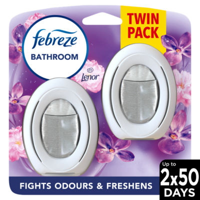 Febreze Bathroom Continuous Air Freshener Exotic Bloom x2