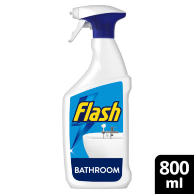 Flash Bathroom Cleaning Spray 800ml - Impeccable Clean - Soap Scum & Limescale Remover - Image 4