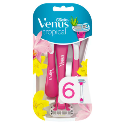 Gillette Venus Tropical Pink Disposable Razors 6 Pack