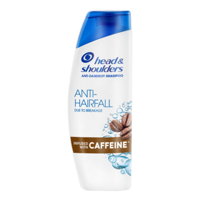 Head & Shoulders Anti Hair Fall Anti Dandruff Shampoo For Him Infused with Caffeine, 250ml