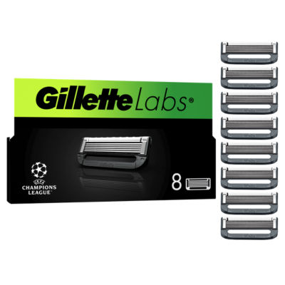 Gillette Labs UEFA Champions League Special Edition, Pack of 8 Razor ...