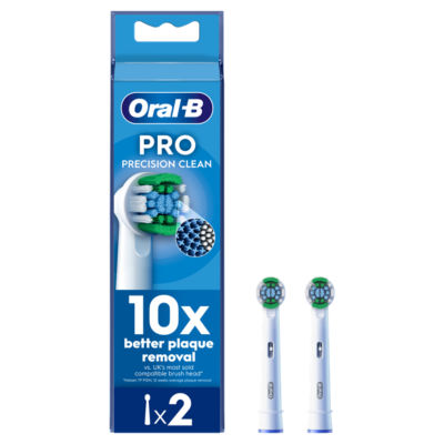 Oral-B Pro Precision Clean Electric Toothbrush Heads 2 Pack