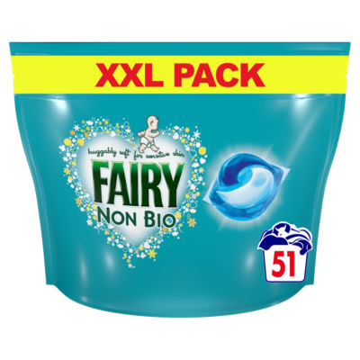 Fairy Non Bio PODS® Washing Liquid Capsules 51 Washes