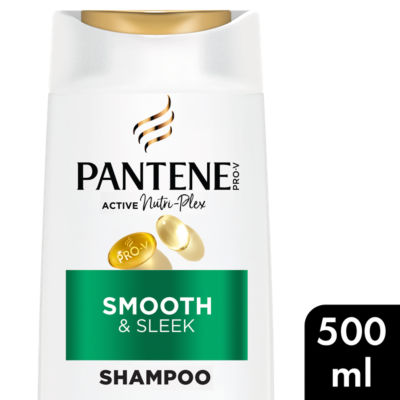Pantene Smooth & Sleek Shampoo 500Ml