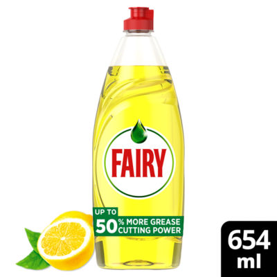 Fairy lemon washing up liquid