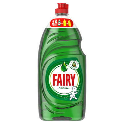 Fairy Original Washing Up Liquid Green with LiftAction 1050 ML