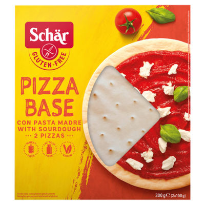 Schar Gluten-Free Pizza Base With Sourdough 2 X 150G (300G)