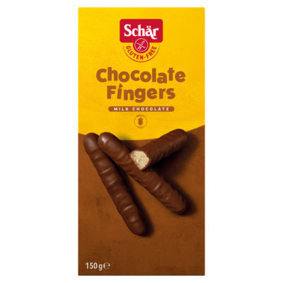 SCHAR Gluten-Free Chocolate Fingers Milk Chocolate 150g