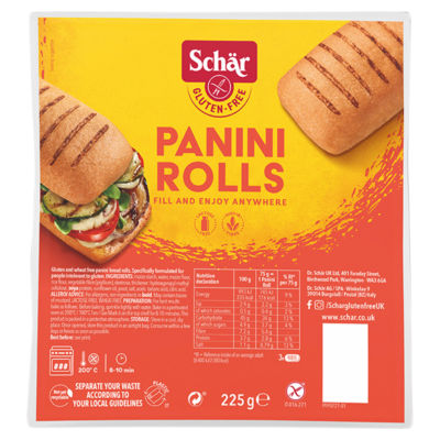 Schar Gluten Free Panini Rolls