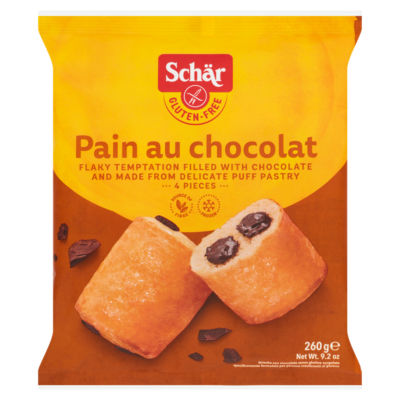SCHAR Gluten-Free Pain Au 4 Chocolat 260g
