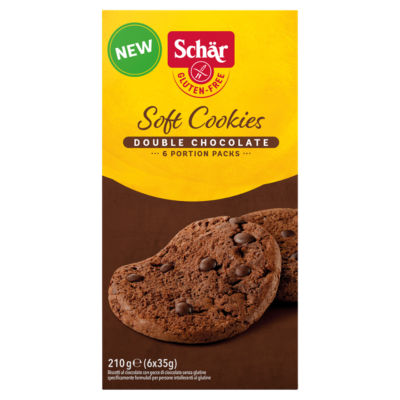 SCHAR Soft Cookies Double Chocolate 6 x 35g (210g)