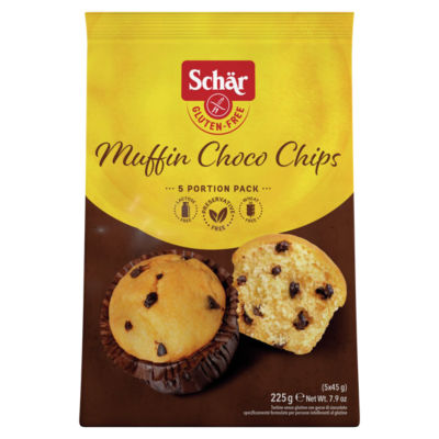 Schär SCHAR GLUTEN FREE MUFFIN CHOCO CHIPS 225G