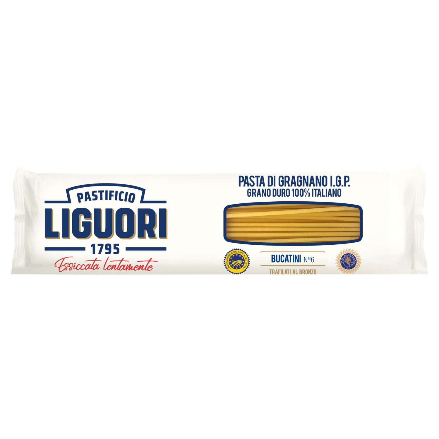 Pastificio Liguori Bucatini No.6 Durum Wheat Semolina Pasta 500g