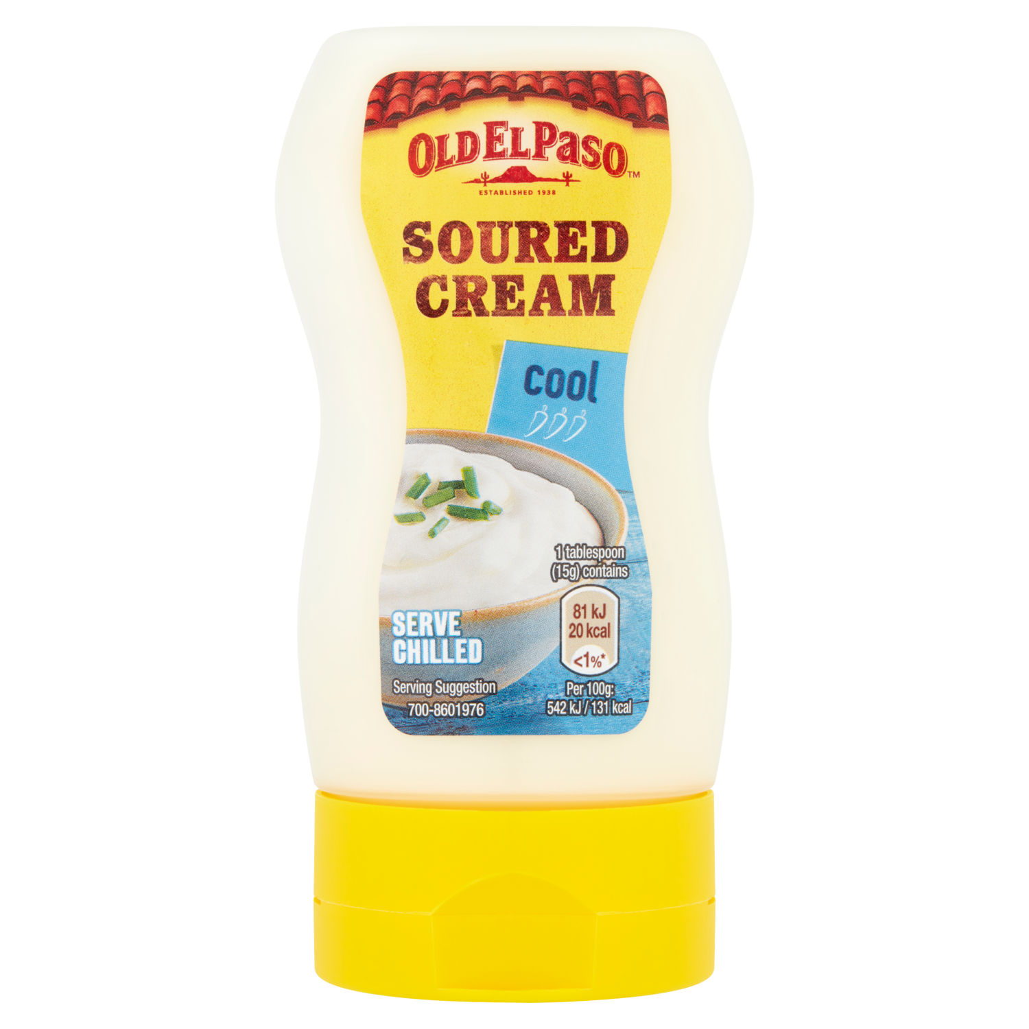 Old El Paso Soured Cream Topping 230g