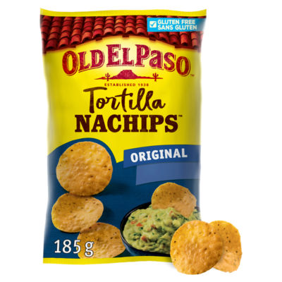 Old El Paso Original Gluten Free Tortilla Nachips 185G