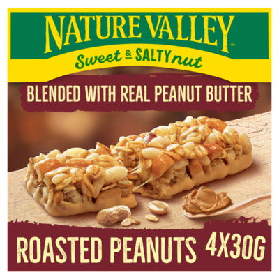 Nature Valley Sweet & Salty Nut Roasted Peanuts Bars 4 x 30g (120g)