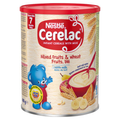 Nestle Infant Cereals with Milk Mixed Fruits & Wheat 7+ Months 400g