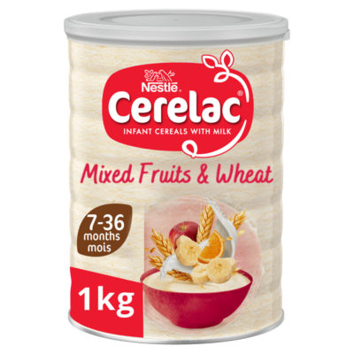 Cerelac Infant Cereals With Milk Mixed Fruits & Wheat 7+ Months 1Kg