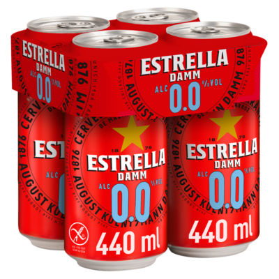 Estrella Damm Barcelona Alcohol Free Beer 440ml product image
