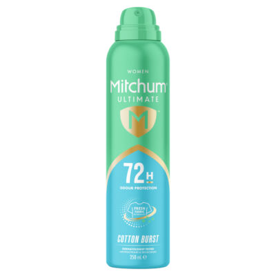 Mitchum Ultimate 72H Cotton Burst Anti Perspirant & Deodorant 250ml