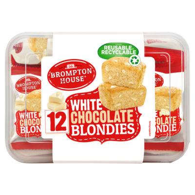Brompton House White Chocolate Blondies