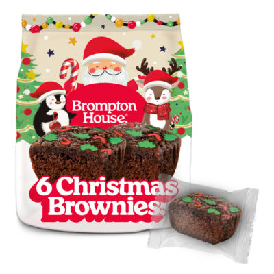 Brompton House Christmas Brownies 6 x 20g (120g) - ASDA Groceries